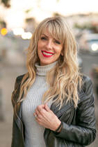 Juli in Newport Beach California hair style extensions color cut